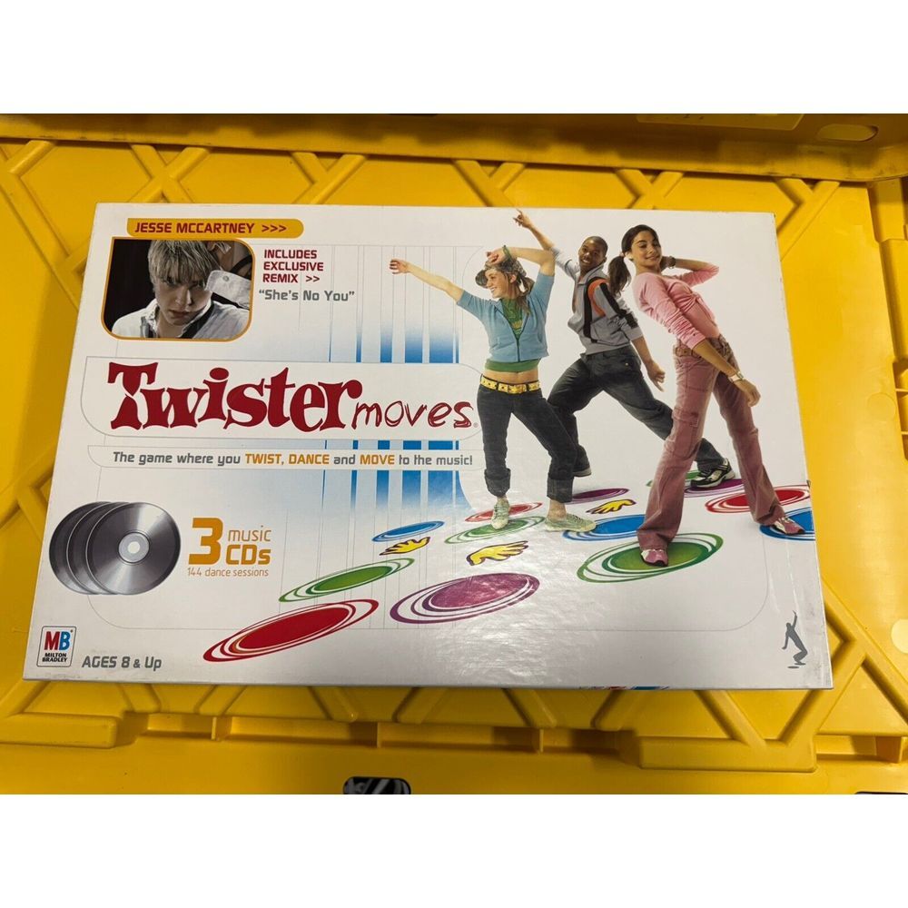 Milton Bradley Twister Moves With 3 CD Jesse McCartney Remix "She's No You"